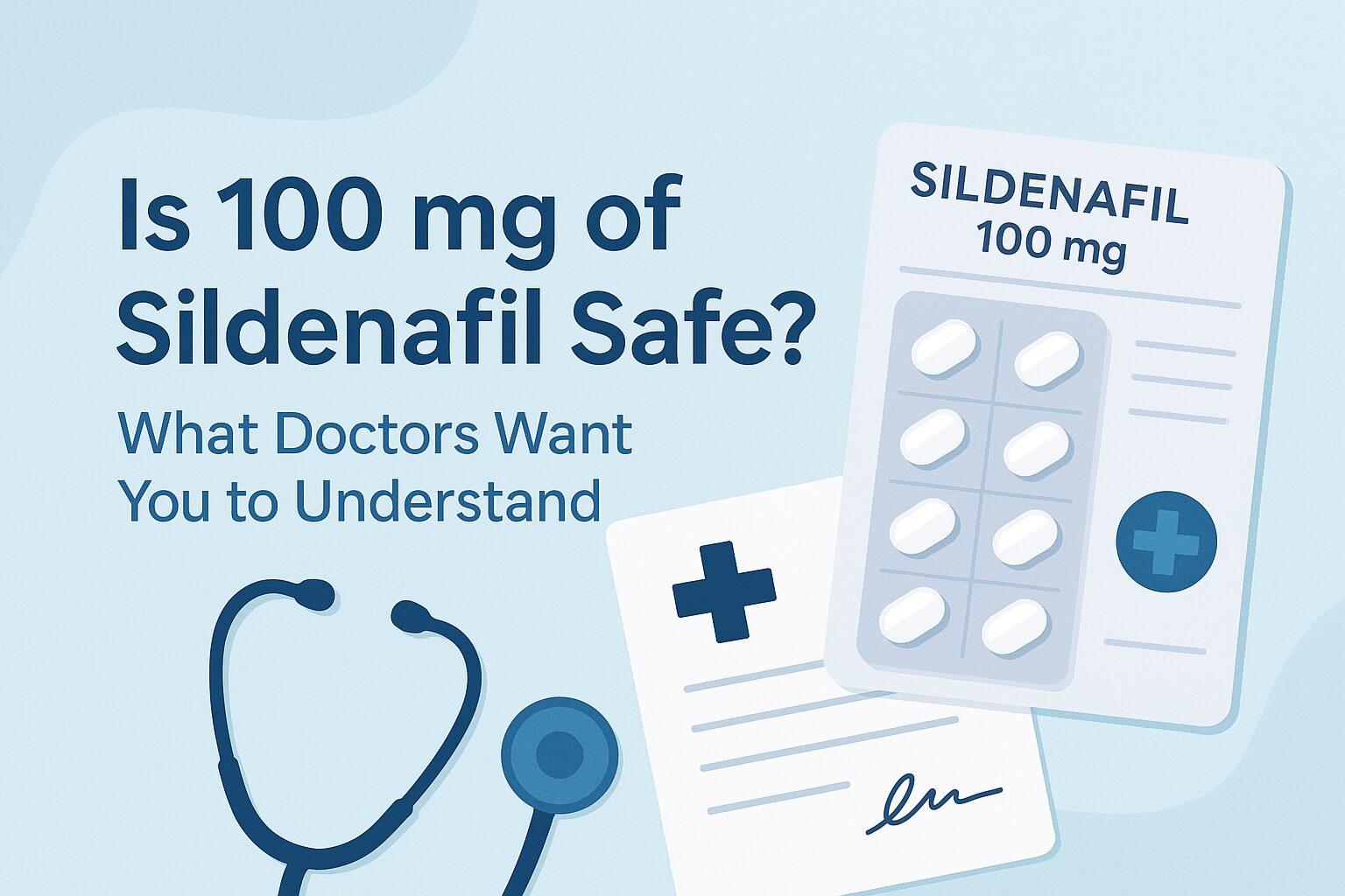 Is 100 mg of Sildenafil Safe? What Doctors Want You to Understand