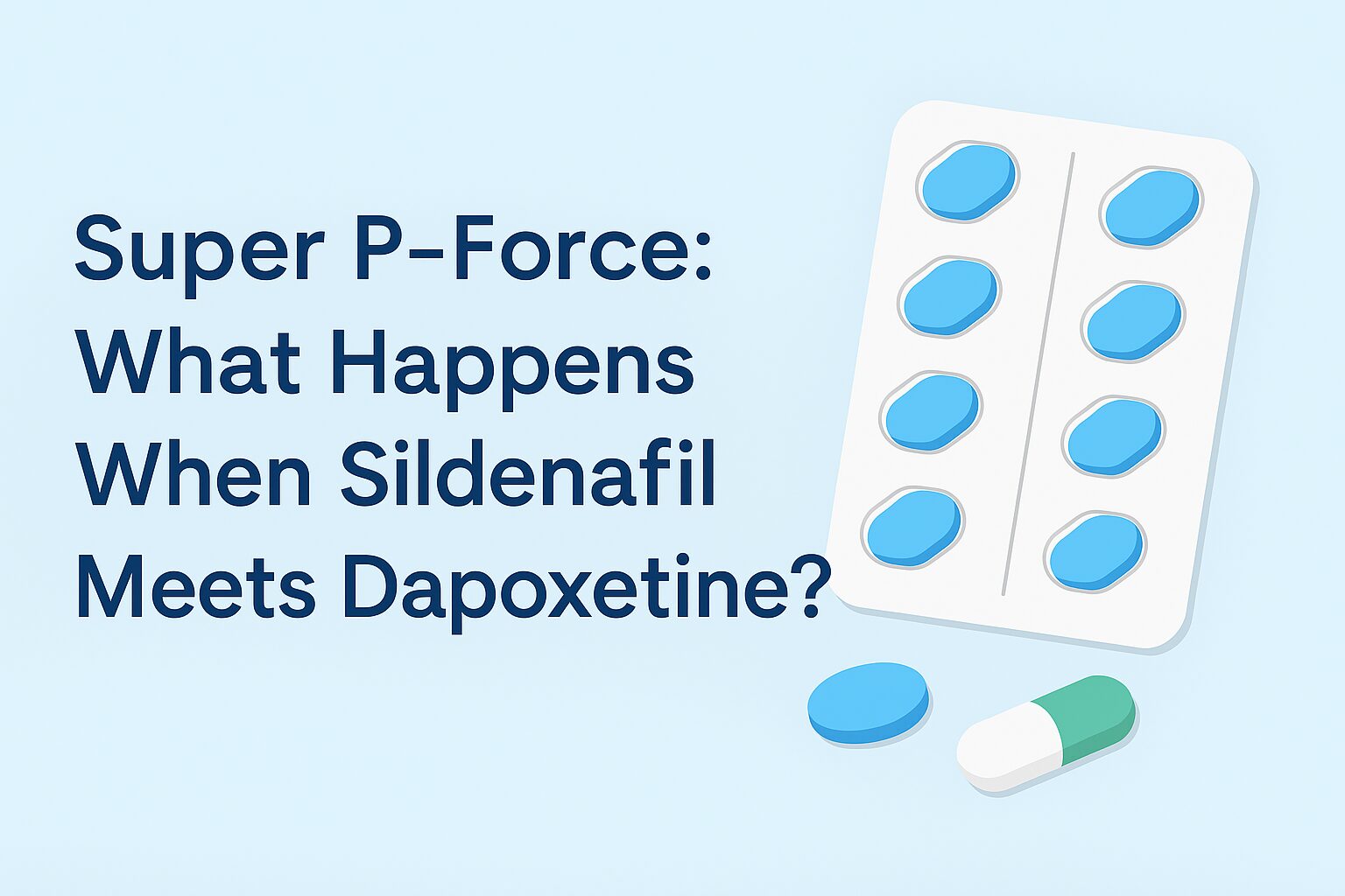 Super P-Force: What Happens When Sildenafil Meets Dapoxetine?